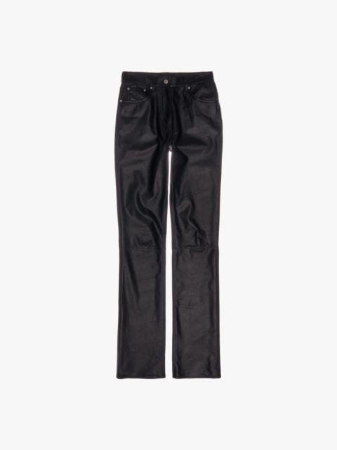 Helmut Lang LEATHER 5-POCKET PANT