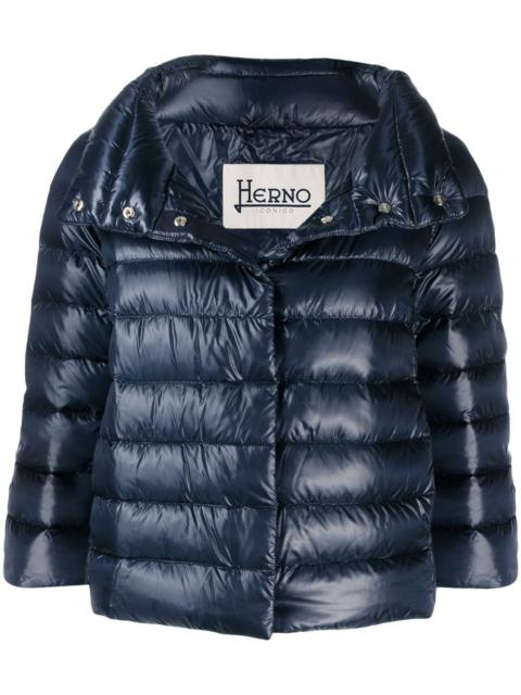 Ultralight quilted down jacket