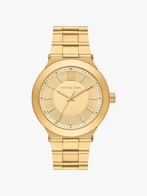 MICHAEL KORS Oversized Billie Gold-Tone Watch