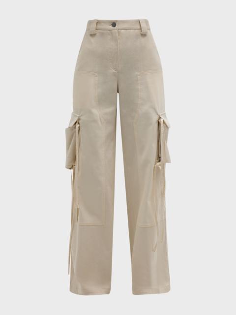 TWP Cody Wide-Leg Cargo Pants