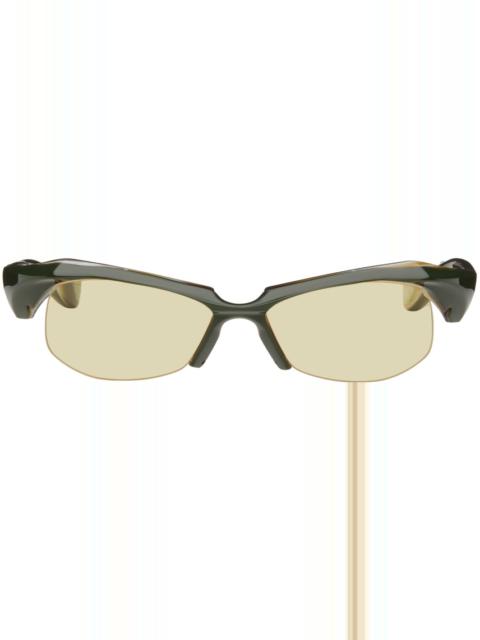 FACTORY900 SSENSE Exclusive Green FA-208 Sunglasses