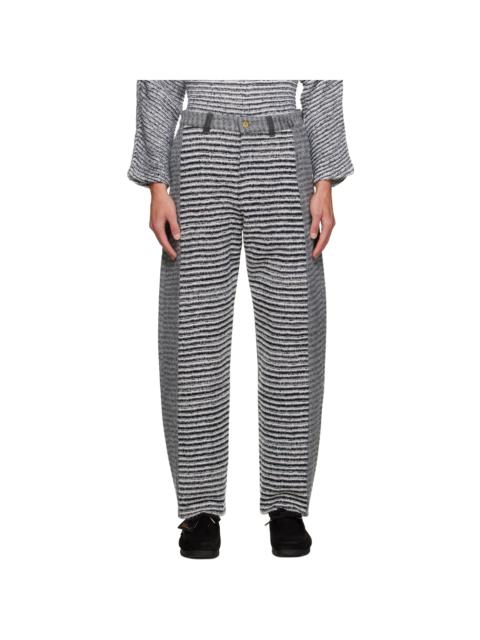 vitelli Gray Paneled Trousers