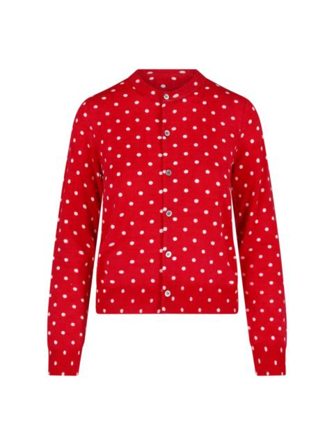 Comme des Garçons GIRL POLKA-DOT CARDIGAN