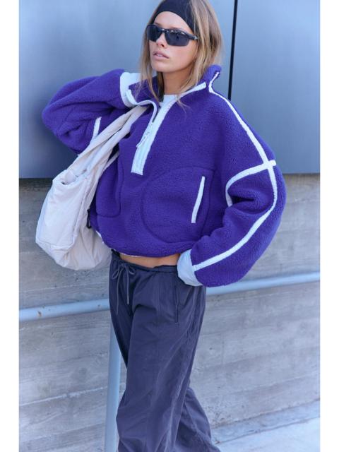 FREE PEOPLE Mountain High Half-Zip Fleece