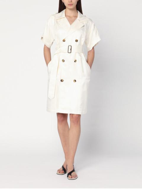 Burberry Ivory trench dress in viscose