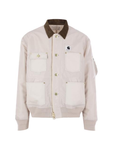 sacai x Carhartt Wip canvas pocket corduroy jacket