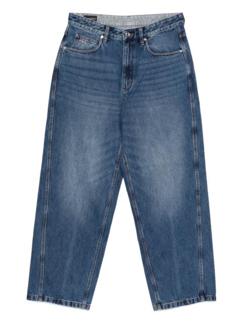 EMPORIO ARMANI logo-plaque jeans