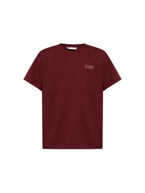 logo-patch cotton T-shirt
