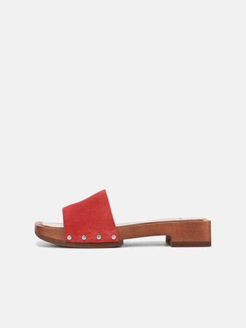 Vince Barbara Leather Slide Sandal