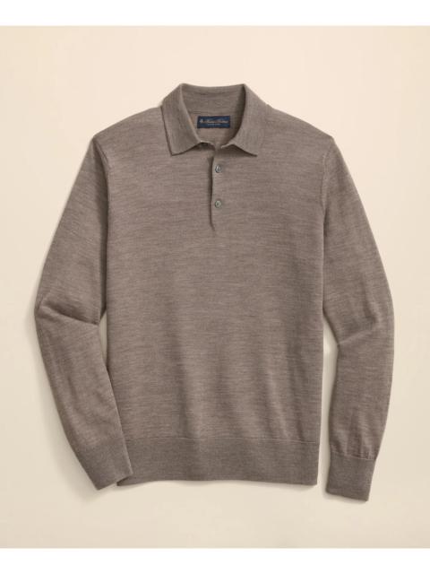 Brooks Brothers Ultimate Merino Wool Polo Sweater