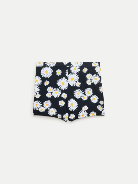 J.CREW Matte boy short bikini bottom in vintage daisy print