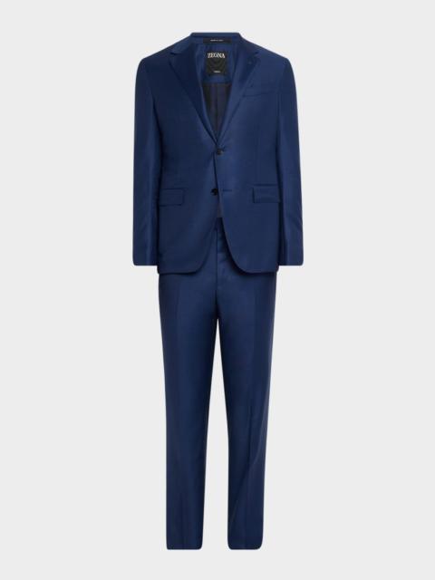 ZEGNA Men's Trofeo Wool Tic Single-Breasted Sport Coat