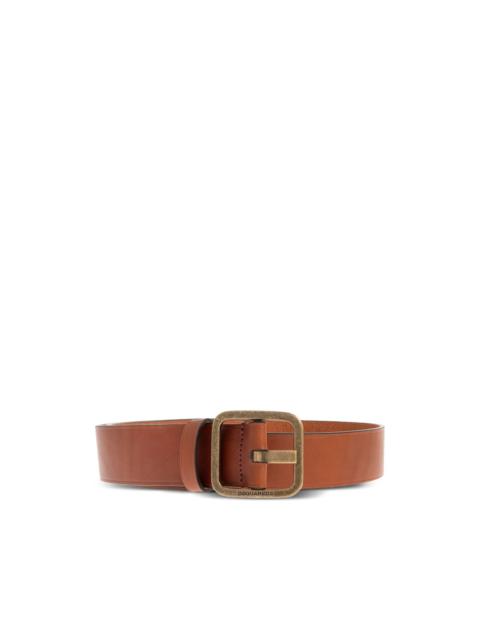 DSQUARED2 calf leather buckle belt
