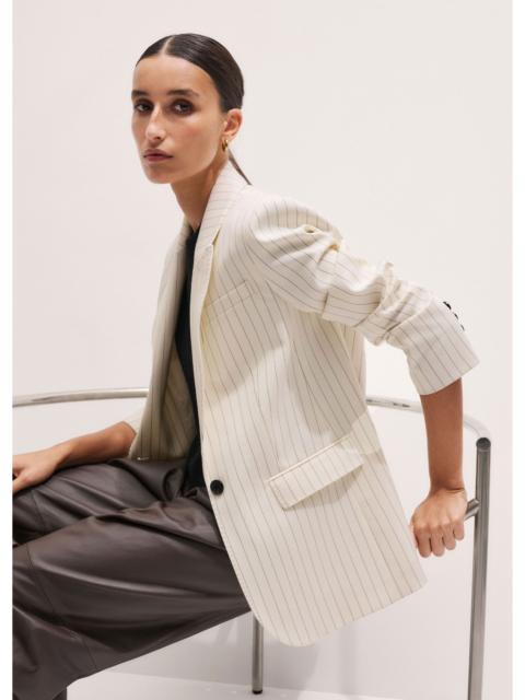 ME+EM Sharp Shoulder Blazer