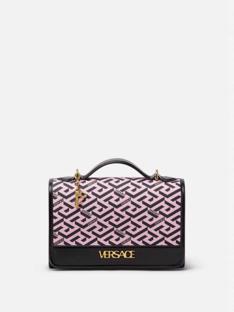 VERSACE La Greca Signature Shoulder Bag