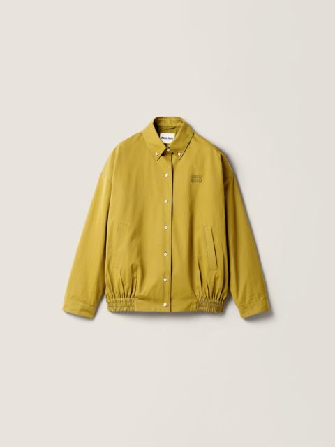 Miu Miu Poplin blouson jacket