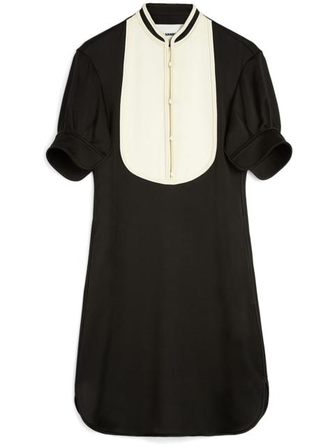 Jil Sander bib-collar mini dress