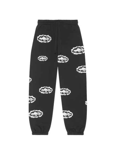 DENIM TEARS wreath-print track pants