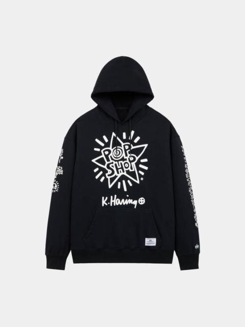 ALPHA INDUSTRIES KEITH HARING X ALPHA NEW YORK GRAPHIC HOODIE