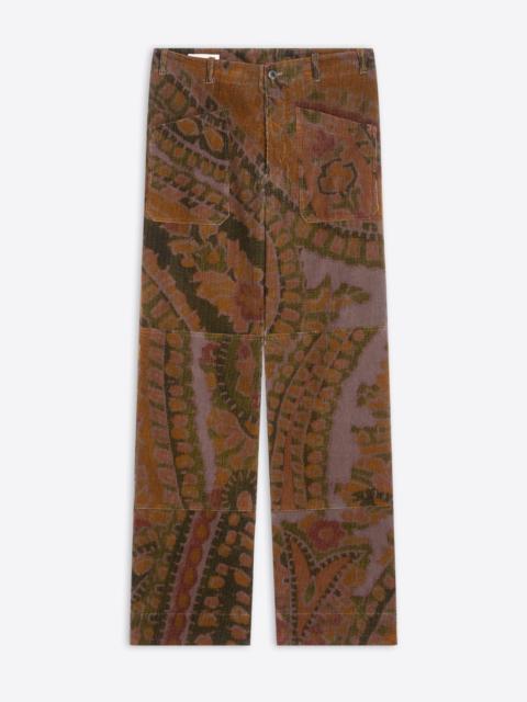 Dries Van Noten PRINTED WORKWEAR PANTS