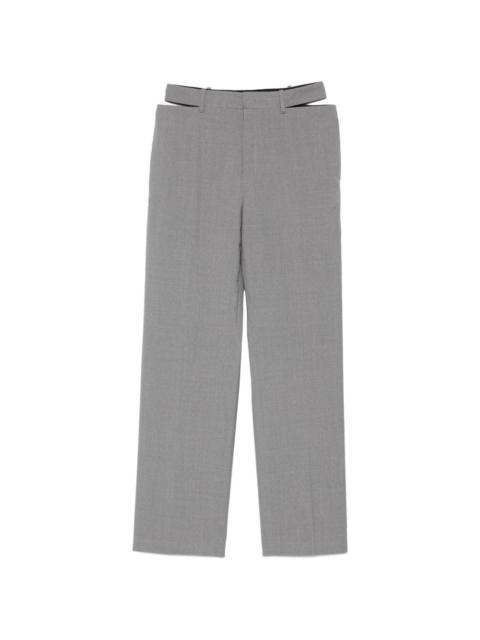 Jil Sander cut-out trousers