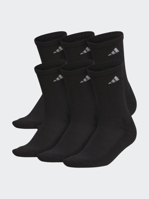 adidas Athletic Cushioned Crew Socks 6 Pairs