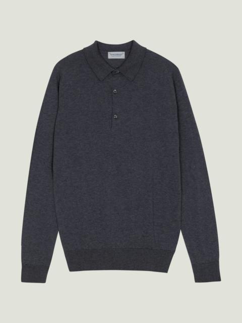 JOHN SMEDLEY Bradwell John Smedley's Sea Island Cotton Polo Shirt