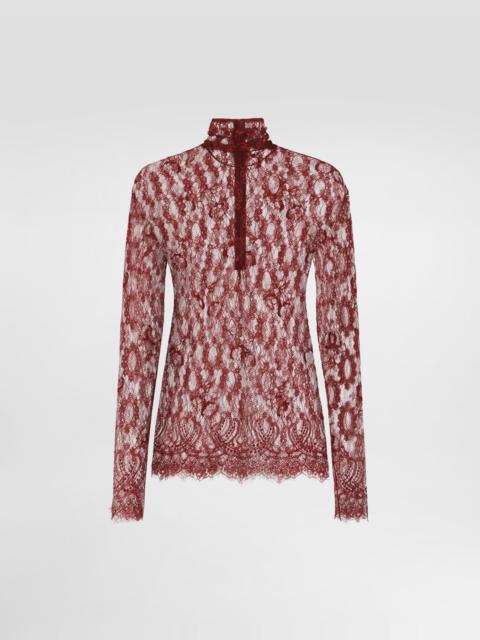Dolce & Gabbana Chantilly lace top