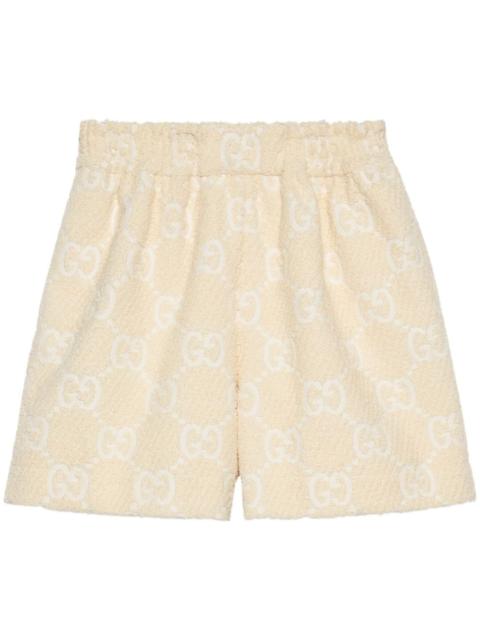 GUCCI GG-jacquard terry-cloth shorts