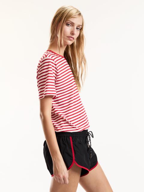 CYNTHIA ROWLEY Relaxed Stripe Tee