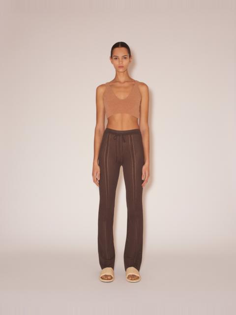 Nanushka GABIN - Paper crochet pants - Brown