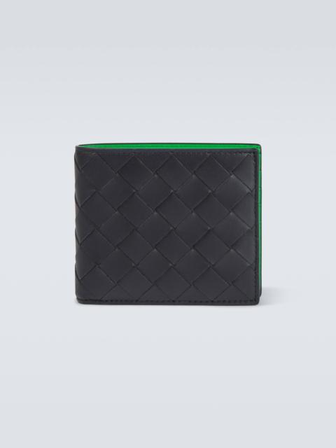 Bottega Veneta Intrecciato leather bifold wallet