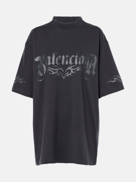 Logo oversized cotton jersey T-shirt