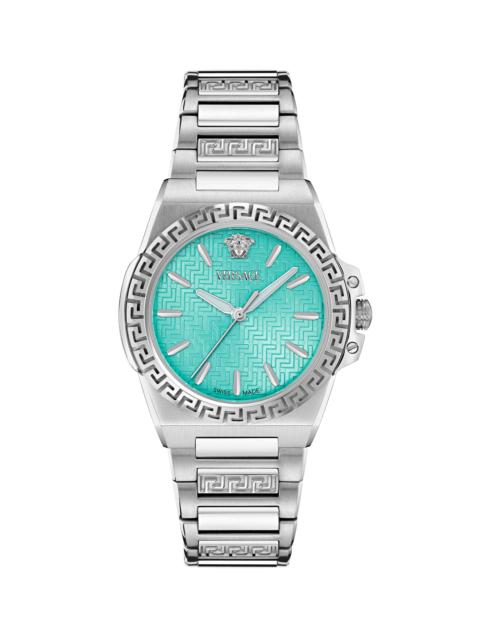 VERSACE Women's Greca Reaction Stainless Steel Bracelet Watch/38MM - Stainless Steel