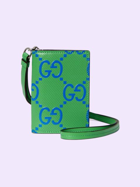 GG embossed card case