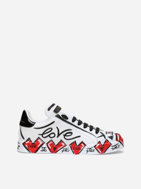 Dolce & Gabbana Limited Edition Valentine’s Day Portofino Sneakers
