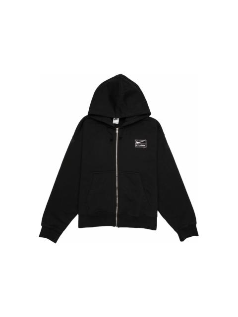 Stüssy Stussy x Nike Stone Washed Fleece Zip Hoodie Black
