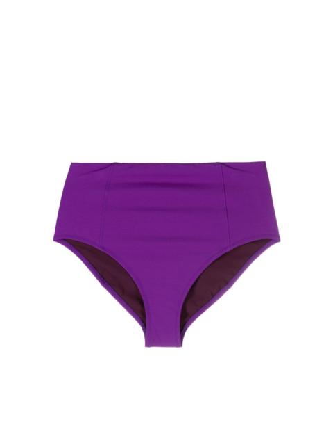 plain high-waist bikini bottoms