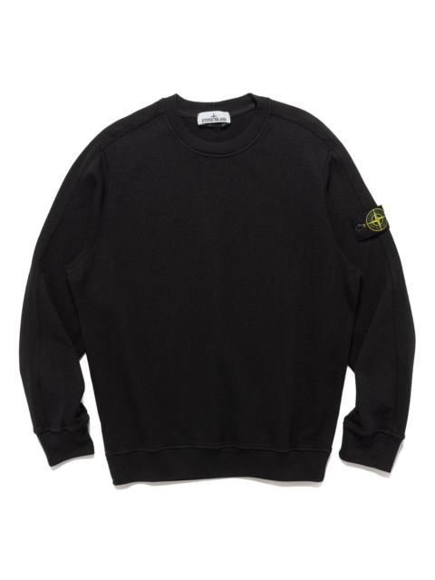 'Old' Treatment Crewneck Sweatshirt Black