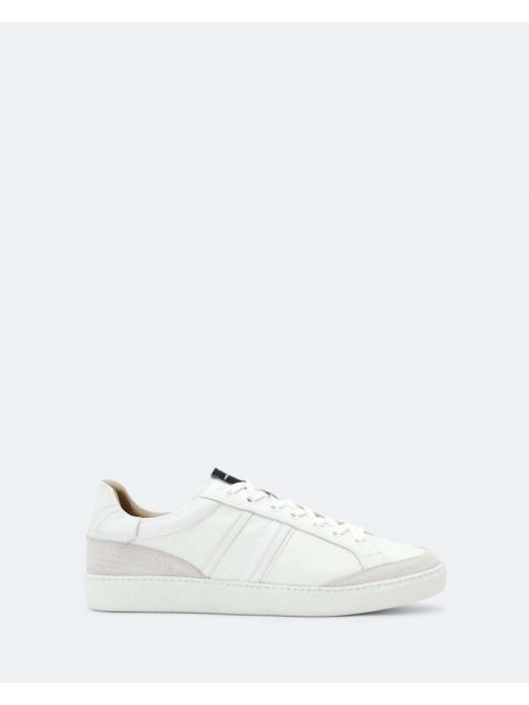 ALLSAINTS SHEER CONTRAST LEATHER SNEAKERS
