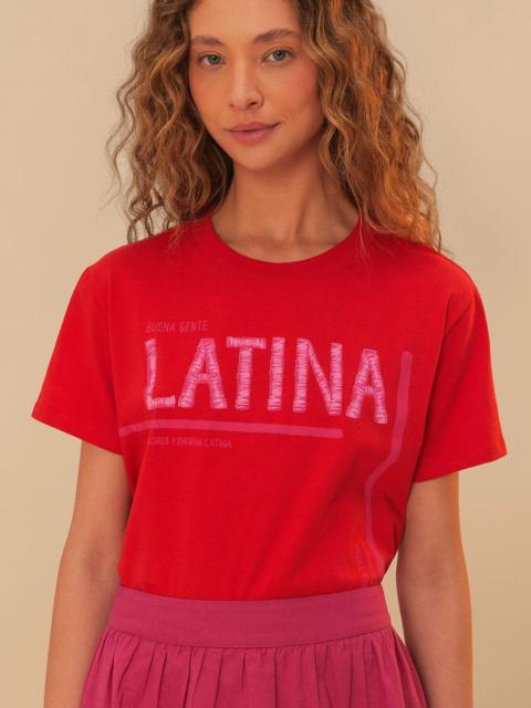 FARM RIO Red Latina T-Shirt