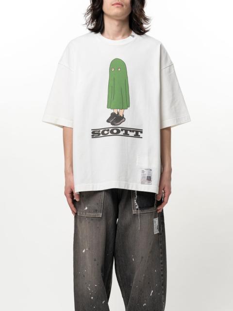 Maison MIHARAYASUHIRO SCOTT Printed Short Sleeve T-shirt