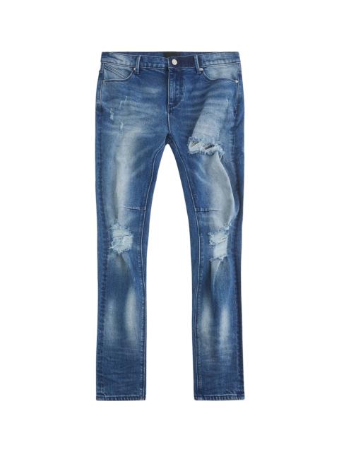 RTA Clayton Medium Wash Distressed Jeans "blue" B1182MDWDS