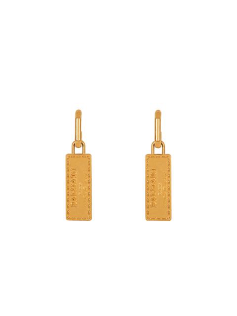 Balmain Signature tubular earrings