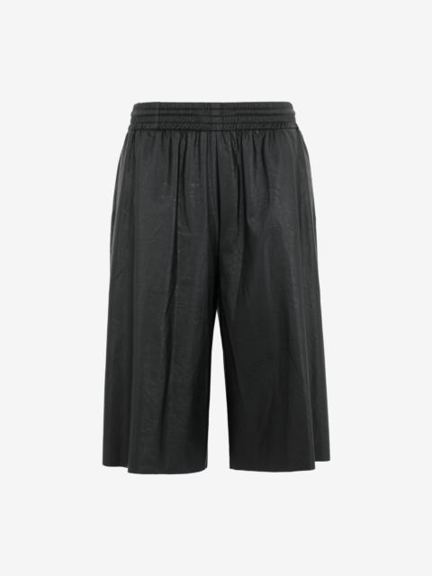 MM6 Maison Margiela Faux leather culottes