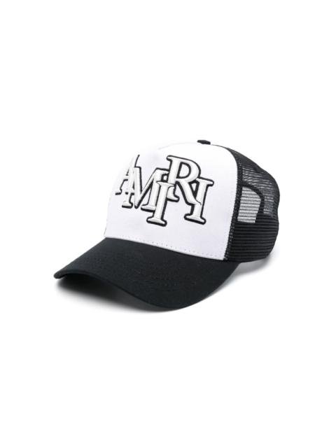 AMIRI Staggered logo-embroidered cap