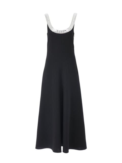 Chloé EMBROIDERED LONG OPEN-BACK DRESS