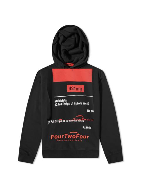 424 424 MG Print Oversized Hoody