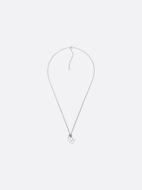 Dior Dior Oblique Pendant Necklace