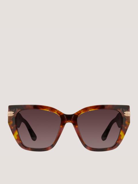 Stuart Weitzman TWO-TONE CAT-EYE SUNGLASSES